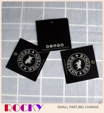 Cloth Swing Label Printing Price Hangtag Custom Hang Tags for Clothing