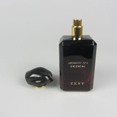 100ml Luxury Bottles Wholesale Black Perfume Glass Bottles for Sale