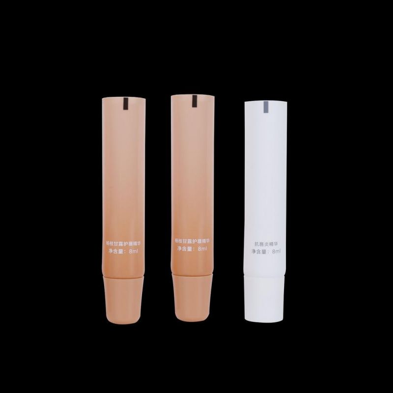 Round Tubes Custom Empty Plastic Cosmetic Packing Squeeze Tube