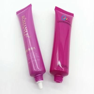 Empty Plastic Tubealuminum Tube Cosmetic Packaging with Gold Silver Cap