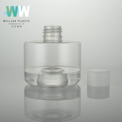 Glass Space Saving Overlapping Bottle with PP Plastic Ordinary Cap