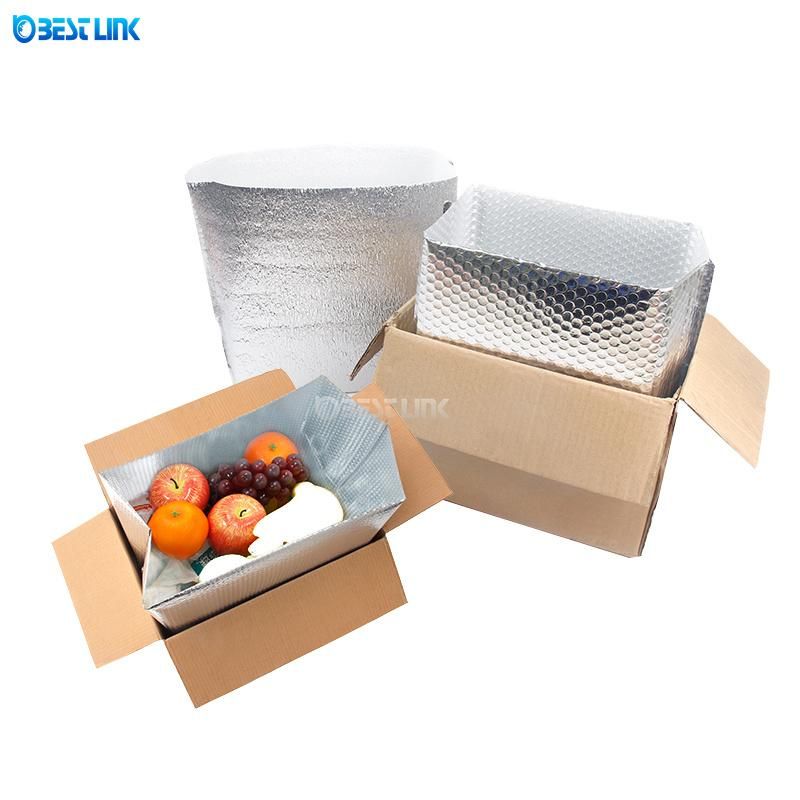 Aluminium Foil Insulated Bag Thermal Insulation Bags for Transportation Food Delivery Keeping Cooler or Warm Multi Size