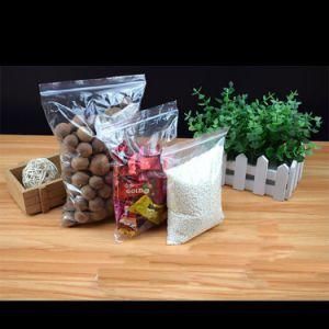 LDPE Double Zipper Storage Bags Zip Lock Freezer Bag for Food with Custom Printing