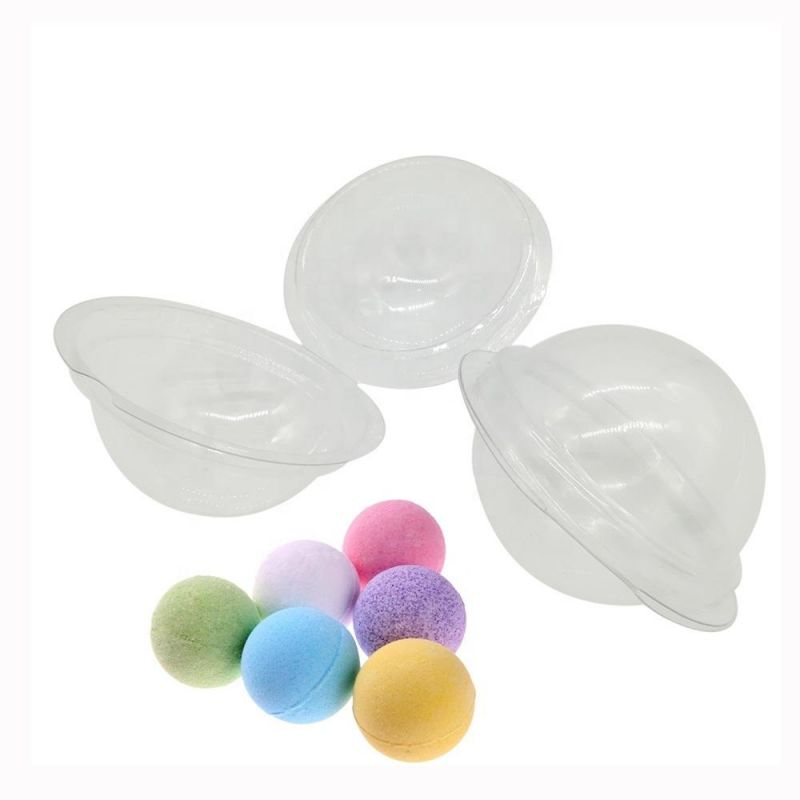 Custom Clear Plastic Clamshell Blister Bath Bomb Packaging