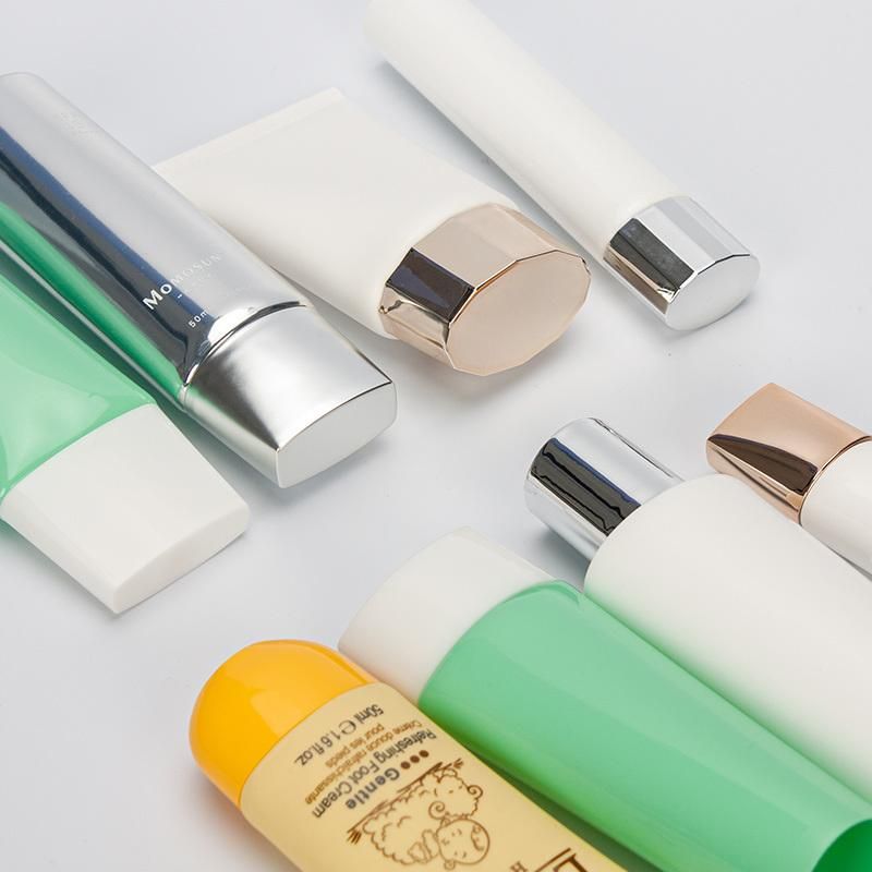 Oval Tube with Different Cap for SPF Cream Packaging From China Supplier