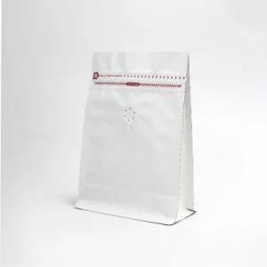 Flat Bottom Stand up Coffee Bags with Valve and Zipper