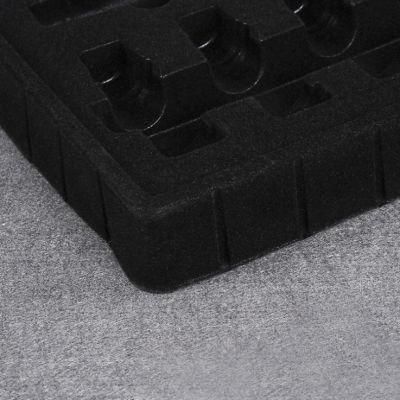 Black PS Flocking Blister Tray for Hardware Parts Plastic Tray