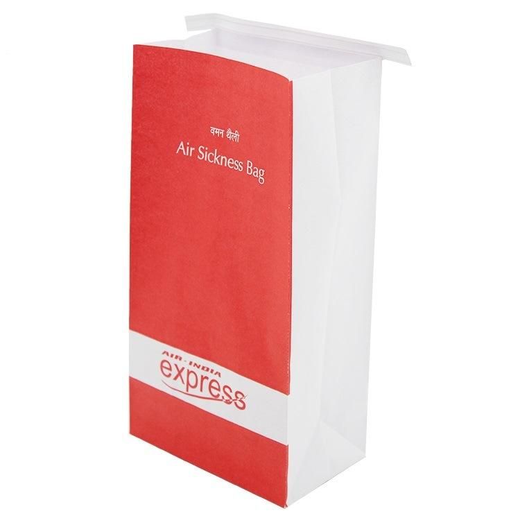 Wholesale Logo Printed Tin Tie Air Sickness Vomit Paper Bags