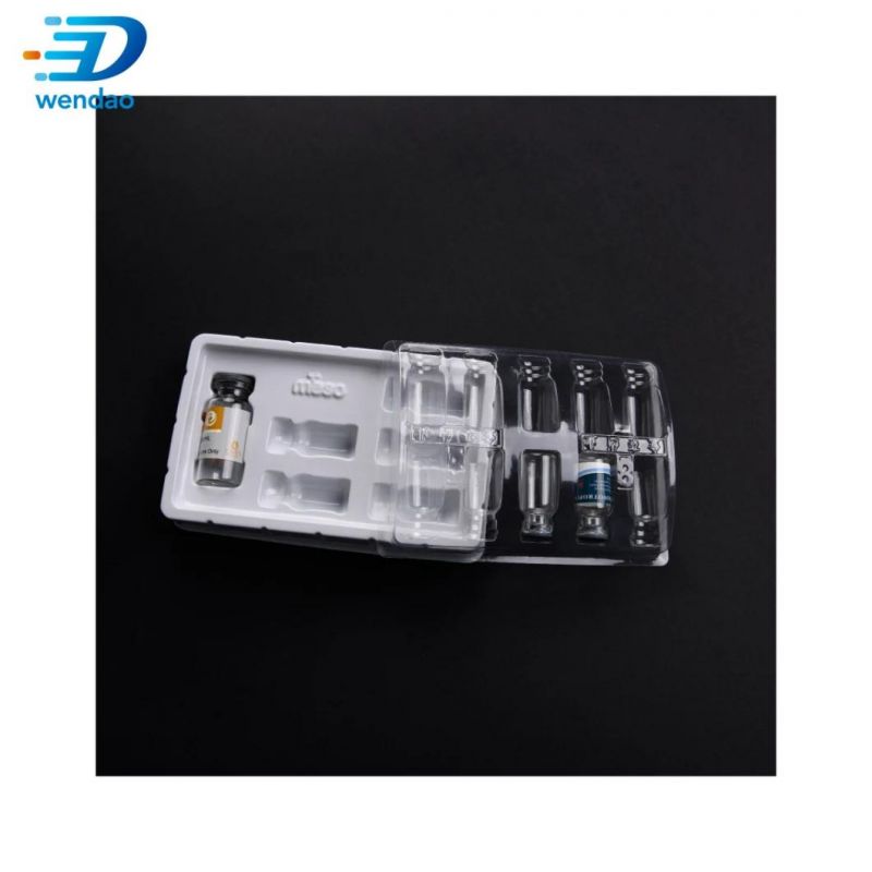 2ml, 3ml, 5ml, 10ml Clear White Plastic Packing Ampoule Vial Tray Insert for