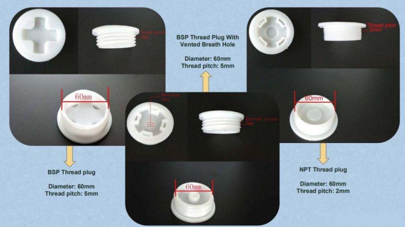 Plastic PP Screw Plug Bung for Drum Barrel