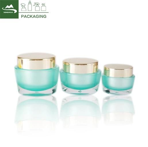 15g 30g 50g Wholesale Clear Acrylic Round Cosmetic Cream Jar for Skin Care