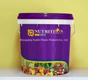 10L Round Plastic Bucket for Different Fertilizer