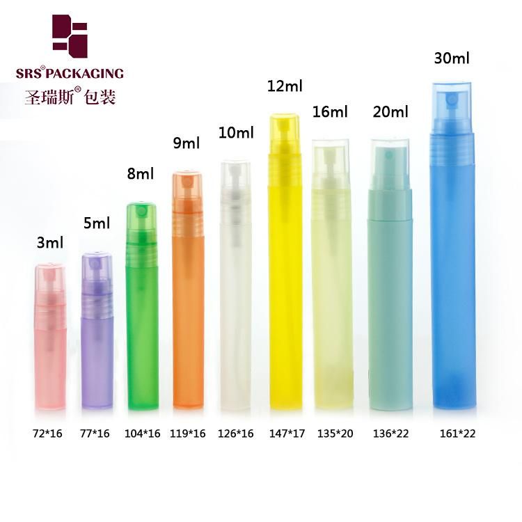 Factory Supplier Wholesale Transparent Fine Mist Spray Pump Refilled Perfume Atomizer PETG Recycle Cosmetic Packaging 45ml Plastic Hand Sanitizer Sprayer Bottle
