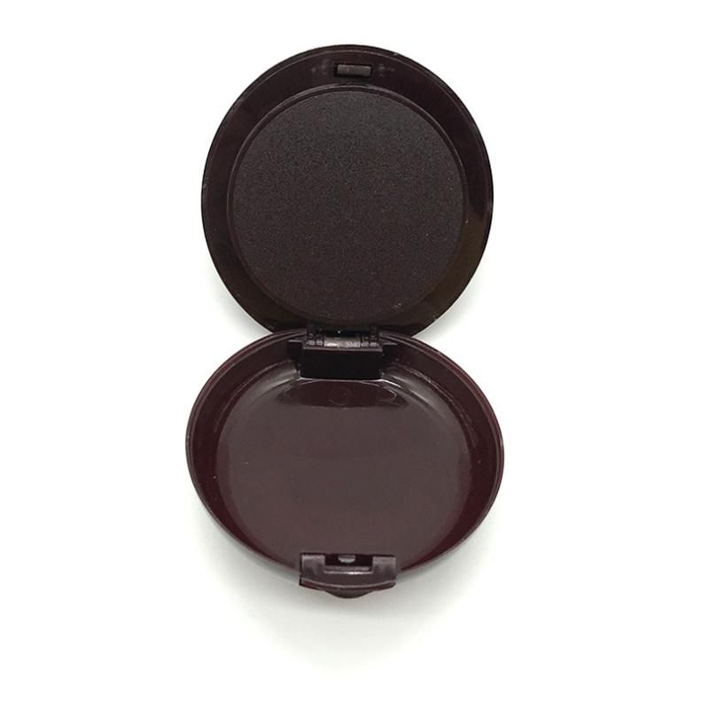 Empty Custom Black Plastic Makeup Powder Case Compact Pressed Powder Container for Blush