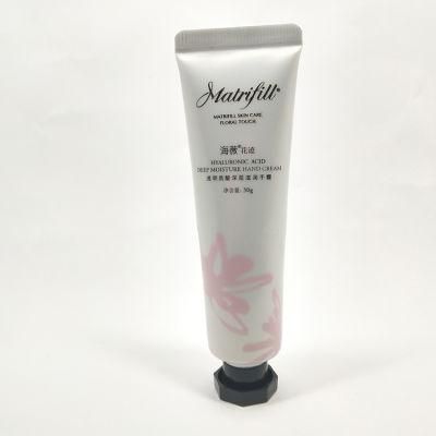 Round Plastic Cosmetic Emulsion Facial Cleanser Soft Hand Cream Bb Packaging Container Abl 100g with Octangonal Cap Tube