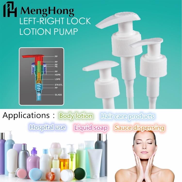 28/410 Locked Lotion Pump with Matte Gold UV