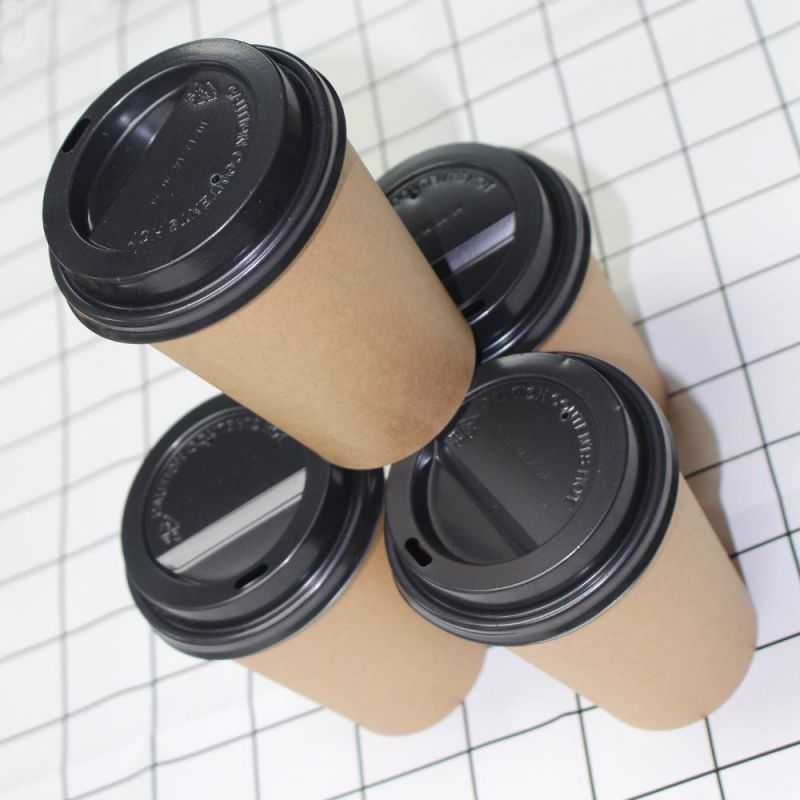 Disposable Double Wall Kraft Paper Cup Biodegradable Thick Cup for Hot Drink