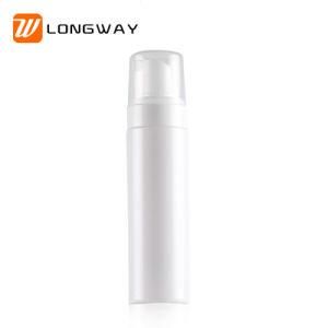 Empty 200ml Pet Clear Plastic Airless Foam Pump Dispenser Bottle