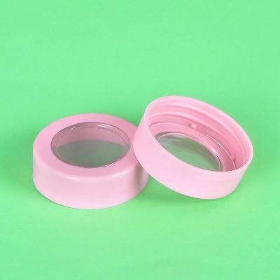 Wholesale Cute Pink Color Loose Powder Compact Powder Puff Case