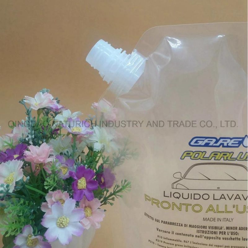 Liquid Packing Spout Bag /Stand up Spout Bag for Windshield Washer Fluid Package