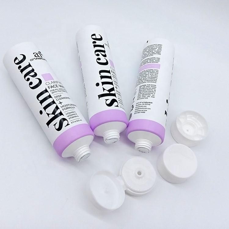 Face Cream Tube with Flip Cap for Facial Cleanser Tube