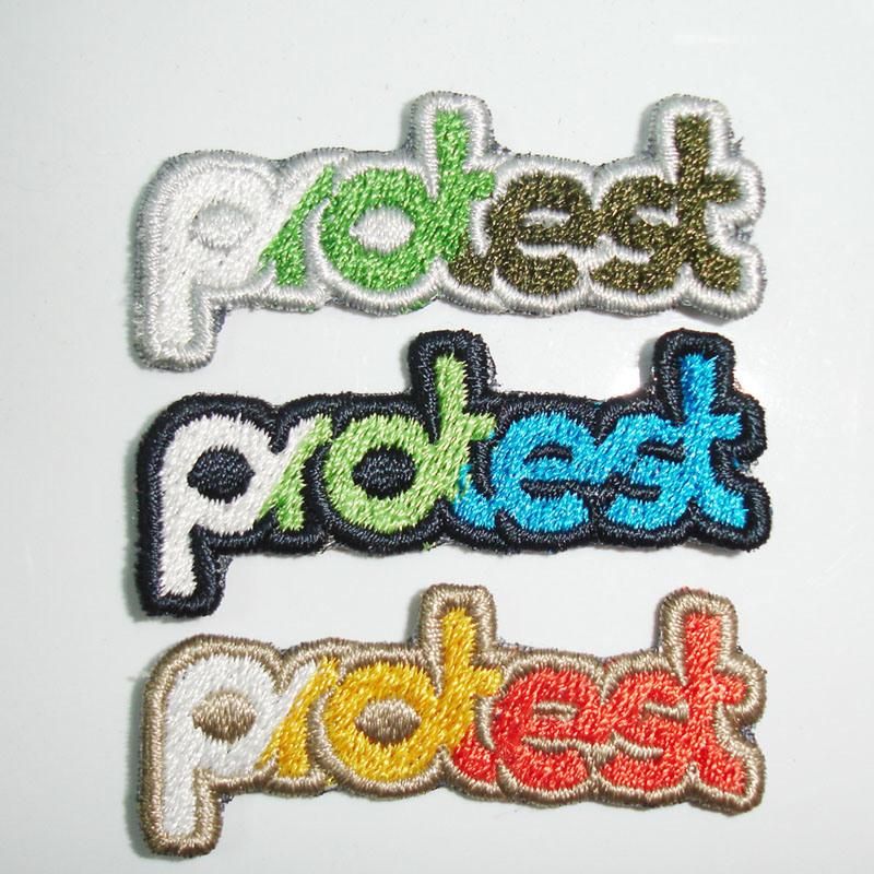 Customized Woven Garment Embroidered Embroidery Label