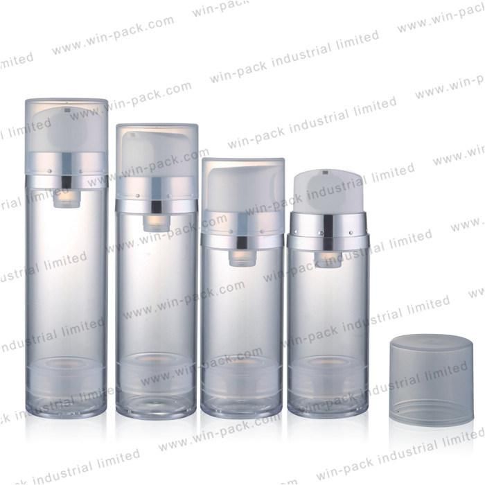 Hot Sale Clear Airless Vacuum Pump Lotion Bottle for Skincare