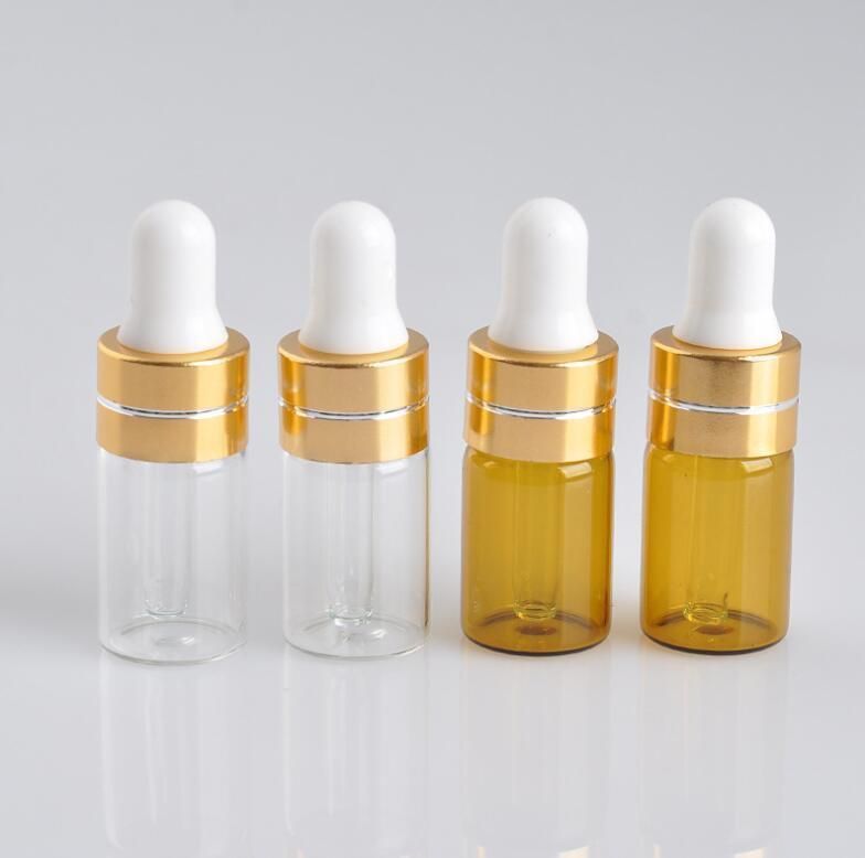 Hot Sale 3ml 5ml Essential Oil Bottle with Dropper