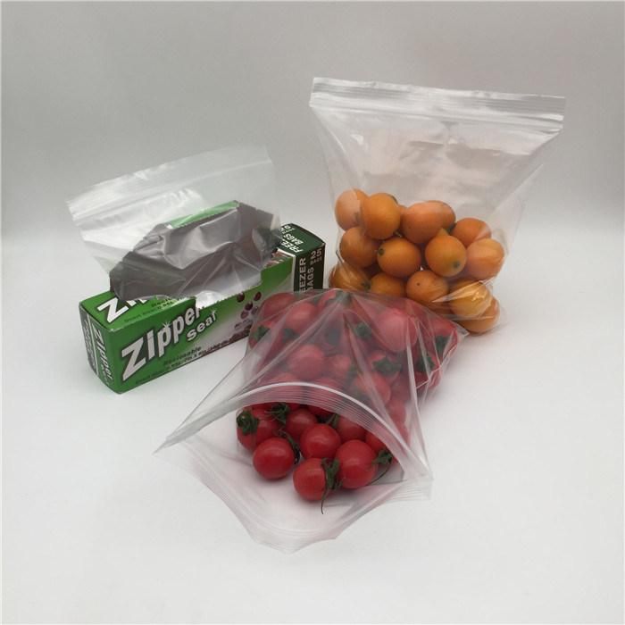 100% LDPE Eco Friendly Recyclable Zip Lock Quart Plastic Packing