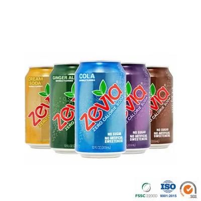 Professional Manufacturer Soda Customized Printed or Blank Epoxy or Bpani Lining Standard 330ml Aluminum Can
