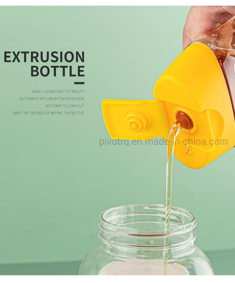 465g Honey Squeeze Bottle with Headstand Silicone Valve Cap