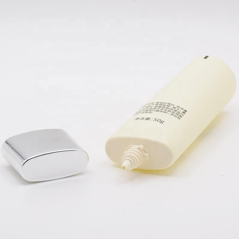 Factory Price Matte Sunscreen Tube with Metalized Screw Cap