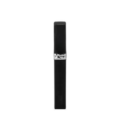 Fashion in Stock 5ml Cosmetic Lipgloss Tubes Empty Plastic Black Luxury Lip Gloss Tube with Wands