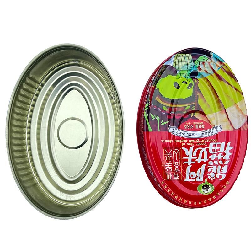 601# Color Printing Tuna Fish Oval Empty Tin Cans