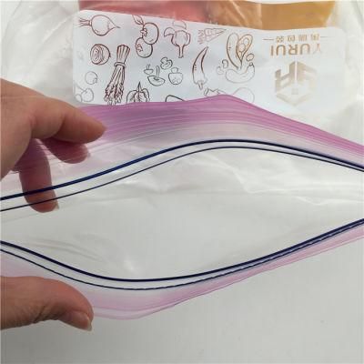 Eco Friendy Food Packaging Storage Poly Grip Seal Gallon Ziplock Bag