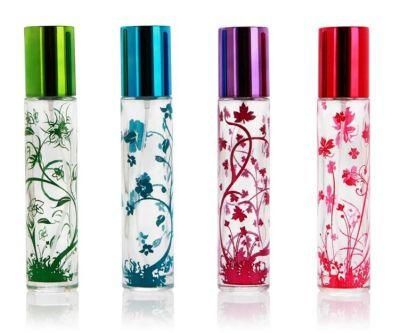 Roll on Glass Perfume Bottle with Paintig