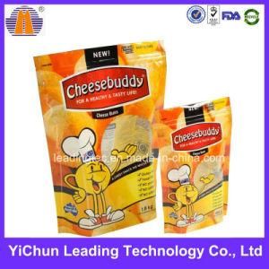 Plastic Customized Windowed Zipper Zip Lock Snack Food Packaging Bag