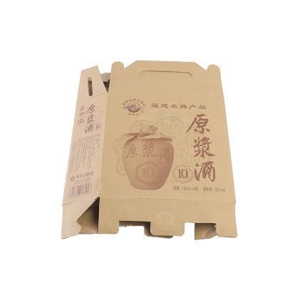 Paper Box with Plastic Handle for Wholesale