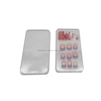 Display Box False Fingernails Clear Plastic Package Tray