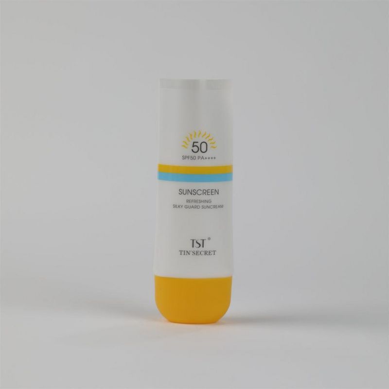 Hot Sale Sunscreen Cream Body Lotion Plastic Soft Touch Cosmetic Packaging Tube