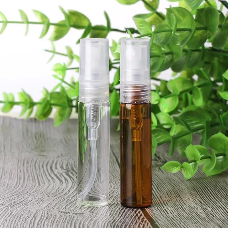 Portable 5ml Refillable Bottle Plastic and Aluminum Pressed Pump Spray Bottle Liquid Container Mini Travel Refillable Bottles