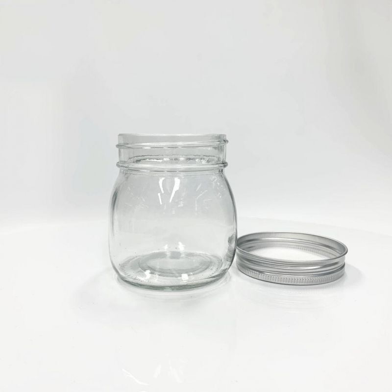 300ml Food Grade Heat Resistant Sealing Glass Food Airtight Mason Jar Storage Glass Jar 10 Ounce