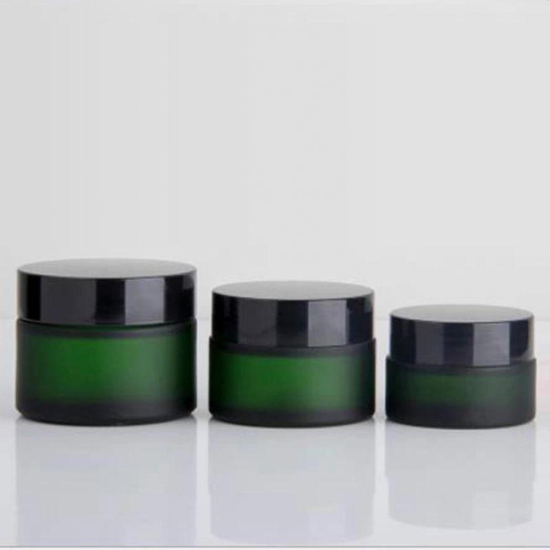 Custom Color 20g 30g 50g Cosmetic Packaging Glass Cream Jar