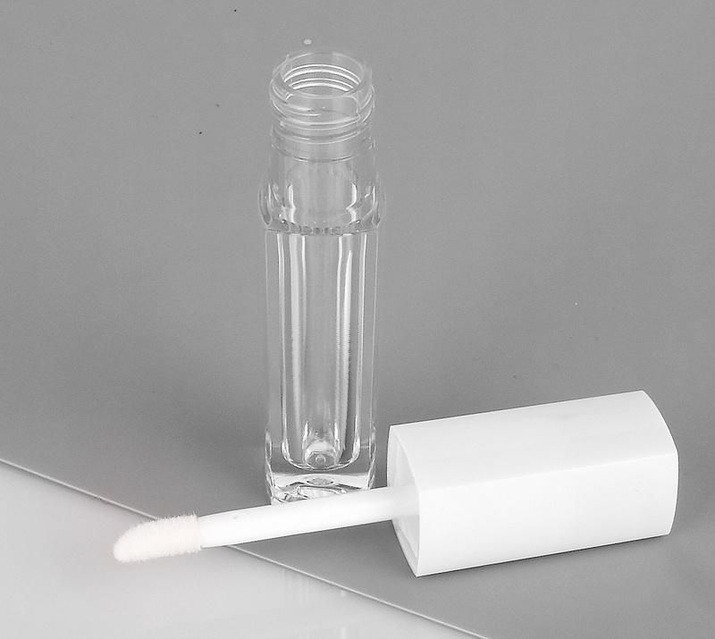 Hot-Sale Lip Gloss Tube Packaging with Brush White Customized Empty Lip Gloss Containers Tube