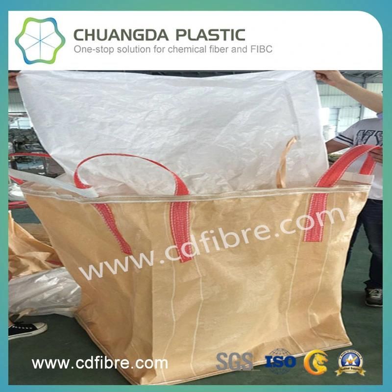 PP Woven Container Jumbo Big Ton Bag with Flat Bottom