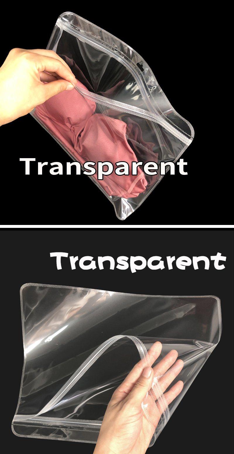 High Quality Zipper Bag Plastic Ziplock Clothing Packaging Bag