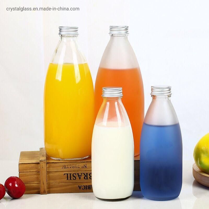 8oz 16oz Glass Bottle for Milk and Fresh Juice