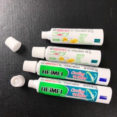 2021 Good Quality 5g Aluminum Laminated Toothpaste Tube with Screw Cap