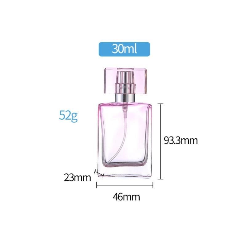 Manufacturer Custom Refillable Perfume Bottles Wholesale 30ml 50 Ml Perfume Glass Bottle with Cap Fragrance Bottle