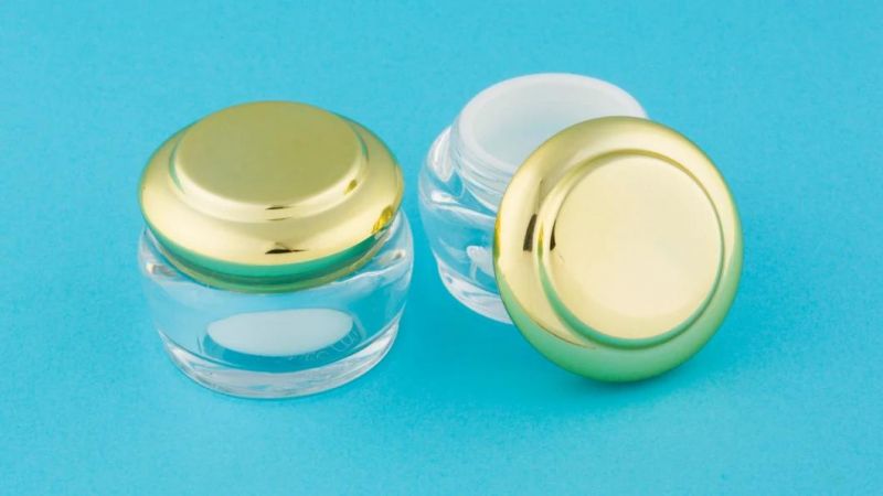 15g Empty Cosmetic Cream Plastic Jar with Metalized Lid